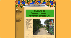 Desktop Screenshot of benshammanorallotments.org.uk